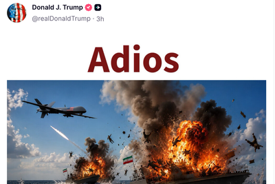 Trump goes on bizarre Truth Social posting blitz including picture of Obama in prison and AI image bombing Iranian ships