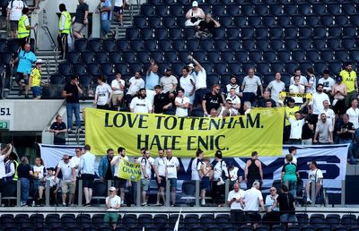 'Promised change, delivered failure': Tottenham fans protest against owners after avoiding relegation