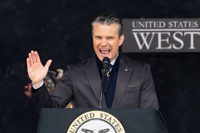 Military grads get political speeches