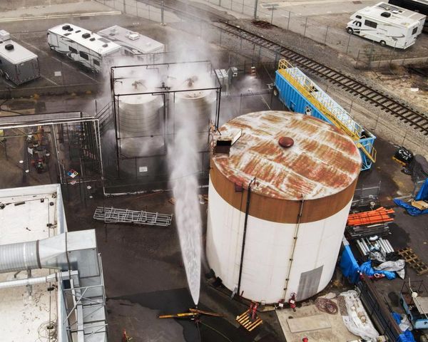 Overheated chemical tank in southern California ‘will fail’, EPA chief says