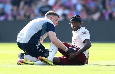 Arsenal dealt new injury worry before Champions League final as Mikel Arteta forced into late substitution