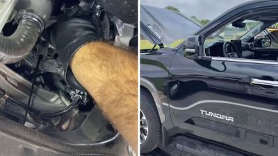 ‘It Takes Me To A YouTube Video’: Man Changes Oil In Toyota Tundra. Then He Has To Scan A QR Code To Access The Oil Filter
