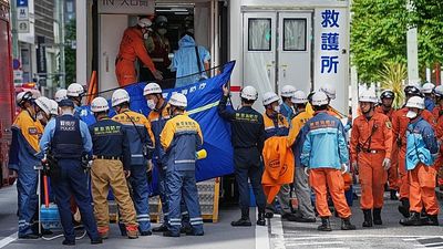Around 20 people injured after spraying incident at Tokyo mall ATM, police say