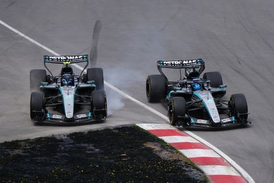 Mercedes duo clash as Kimi Antonelli set new F1 record