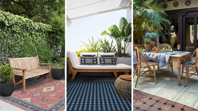 Designers Always Tell Me the Secret to Updating a Tired Patio Is a Rug – and Right Now Ruggable Has the Chicest Styles on Sale for Memorial Day