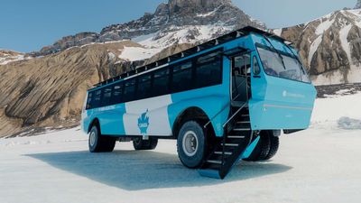 Canada Just Turned A Giant Diesel Truck Into A Silent, Electric Ice Explorer