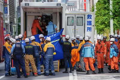Over 20 taken to hospital after unknown substance allegedly sprayed in Tokyo shopping area