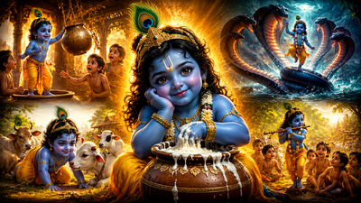 Why Krishna’s Childhood Leelas Still Confuse The World