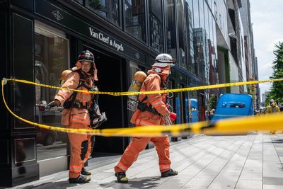 At least 20 people fall ill after man sprays liquid inside luxury Tokyo mall