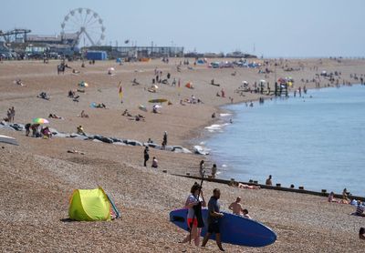 Tragedy as man dies on packed UK beach during heatwave
