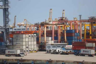 Record April trade deficit as imports rise sharply