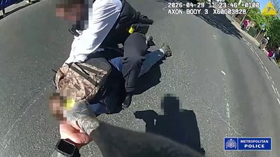Watch: Met Police bodycam footage at Golders Green stabbing