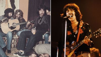 “I had a little too much Jack Daniels and went to sleep. Early the next morning, I woke up to Eric and George playing ukuleles at the foot of my bed”: The first time session pro George Terry met a Beatle