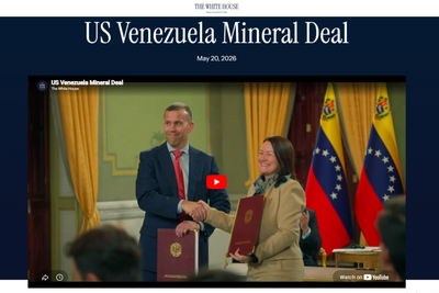 'US Venezuela Mineral Deal' Video Reminds of Expanding U.S.-Venezuela Partnerships in Mining, Rare-Earth & Energy
