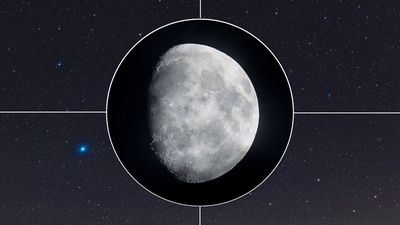 What is the blue-white star next to the moon tonight?