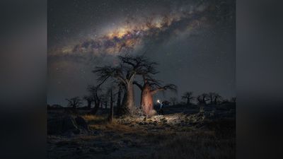 "I spent 10 days traveling through Botswana, living out of my car and moving through remote desert landscapes in complete isolation, focused entirely on photographing the night sky"