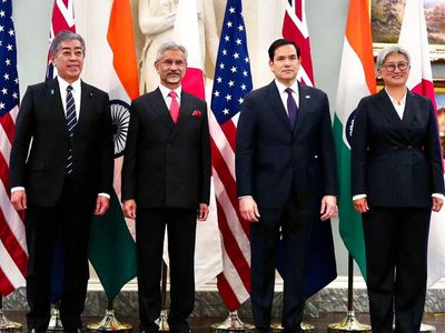 Quad foreign ministers meet in Delhi to discuss Indo-Pacific security, supply chains and maritime cooperation