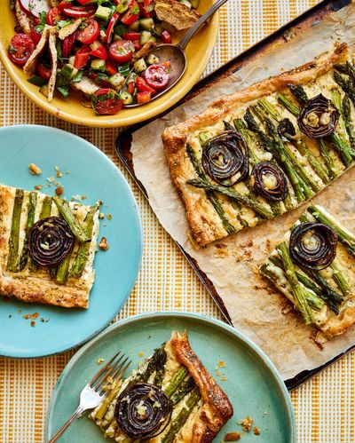 Asparagus tart and fattoush: Sami Tamimi’s Palestinian recipes for spring