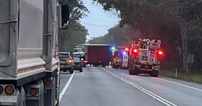 Police call for dashcam footage of crash between truck and car