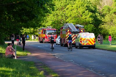 Grass blaze breaks out near Arthur’s Seat sending smoke across Edinburgh