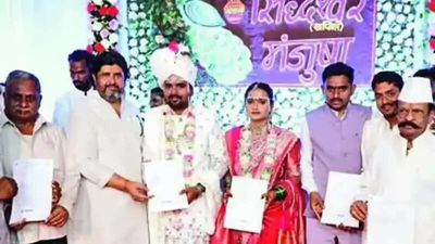 “Our joy had to travel beyond our home”: Maharashtra groom gifts Rs 34.6 crore insurance cover to over 3,000 villagers