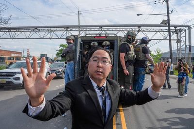 US Senator Andy Kim pepper-sprayed by ICE