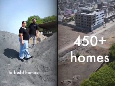 This Gujarat couple turns factory waste into affordable construction bricks that stay cooler in summer and absorb pollution