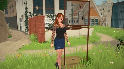 How to look at the community center ruins memorial in Paralives