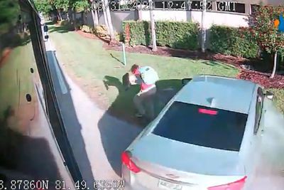 Swerving driver runs down 14-year-old girl as she’s boarding school bus in Florida