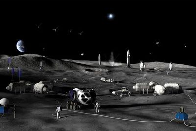 NASA ramps up its effort to build a base on the moon and sets a timetable for the project