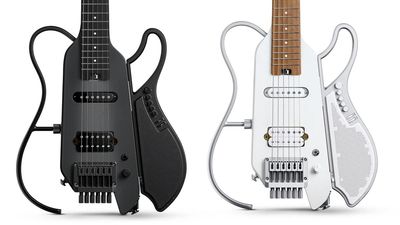 Donner just reinvented the travel guitar with a headless electric featuring an onboard amp, effects, Bluetooth and – wait for it – a detachable speaker