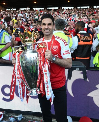 Arsenal: Mikel Arteta named LMA manager of the year after Premier League title win