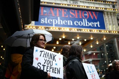 Colbert finale intentionally ignored on CBS Mornings after spoof of Trump China coverage: ‘Kicked ... when they were down’