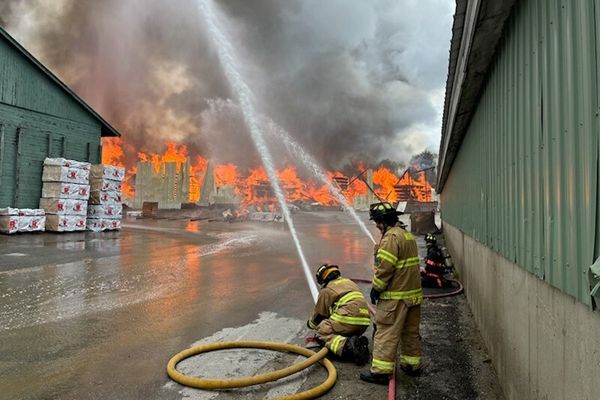 Investigators say fatal Maine lumber mill fire was accidental and started in silo
