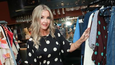 Helen Skelton's ultra-flattering polka dot dress is the elegant occasionwear piece that gives you trending summer style with arm coverage