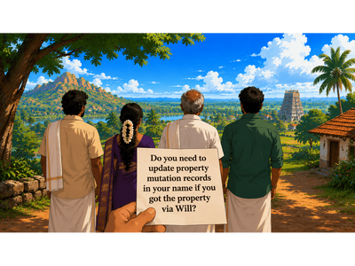 Inherited property via Will? Do you need mutation in your name - here’s what law says