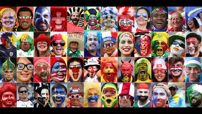 The 2026 World Cup has more teams competing than ever before – and this colorful photograph shows fans from every single one of them