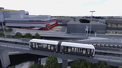 New Sky Line train at Frankfurt airport breaks down shortly after launch