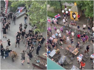 Crystal Palace fans clash with Rayo Vallecano 'troublemakers' in Leipzig ahead of Conference League final