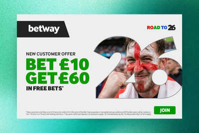 Betway World Cup offer: Bet £10 get £60 in free bets
