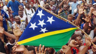 Solomons leader visits Australia in first official trip