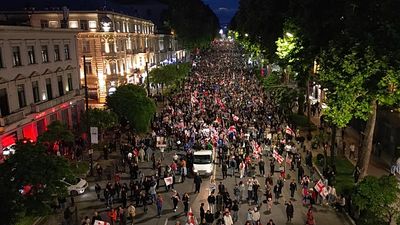 Thousands rally in Tbilisi as Georgia marks Independence Day with pro-EU protests