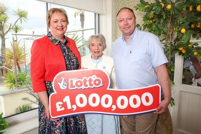 Grandmother scoops £1 million for family playing late husband’s lottery numbers