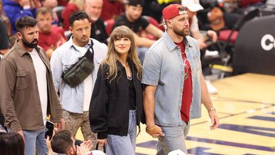 Travis Kelce Had a Very Sweet Reason for Bringing Taylor Swift to the Knicks-Cavs Playoff Game