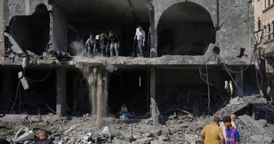 Aid worker and baby injured in Israeli airstrikes on Gaza