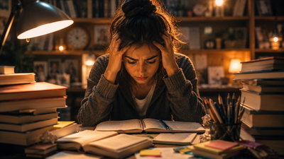 Psychology says students who get Exam Fever right before tests aren’t weak or unprepared but their minds are entering survival mode