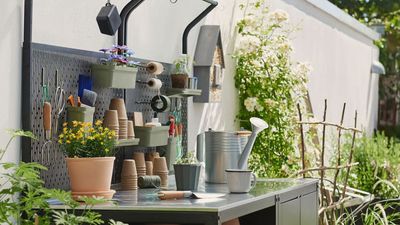 IKEA's 2-in-1 Outdoor Kitchen Makes the Perfect Potting Bench – From Summer Gardening to Al Fresco Hosting, it Can Do it All