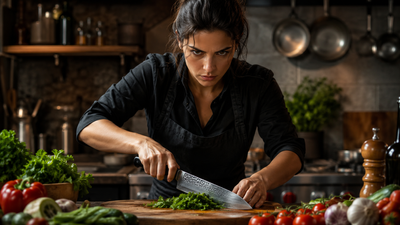 Greek Proverb of the Day: “A woman who cooks with a knife doesn’t joke” — Life lessons on strength, control, power, confidence, and why underestimating people can be your biggest mistake