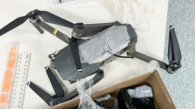 Daring drone prison drop-off dashed by officers