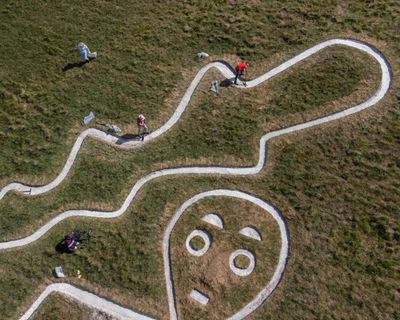 Rechalking beloved Cerne Giant is a sticky process – and climate crisis is making it worse